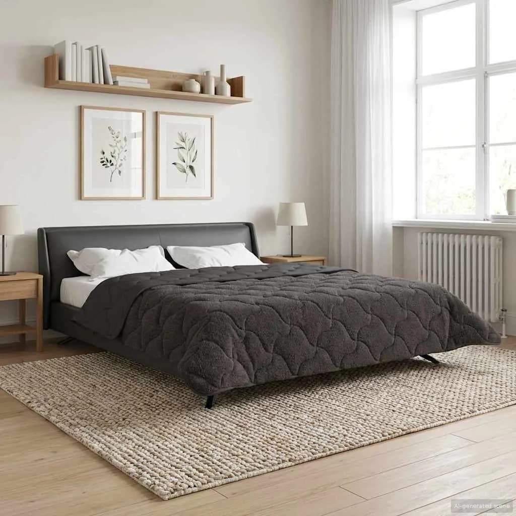 Zimska posteljnina Šonerisan Antracit 200 x 220 cm