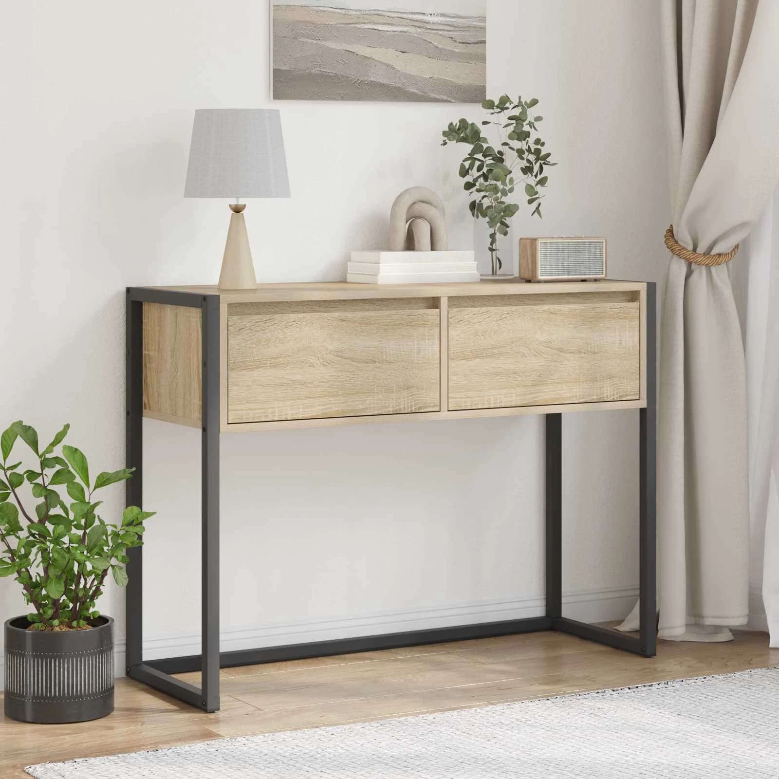 Stranska miza Sonoma 100 x 36 x 75 cm Inženirski les