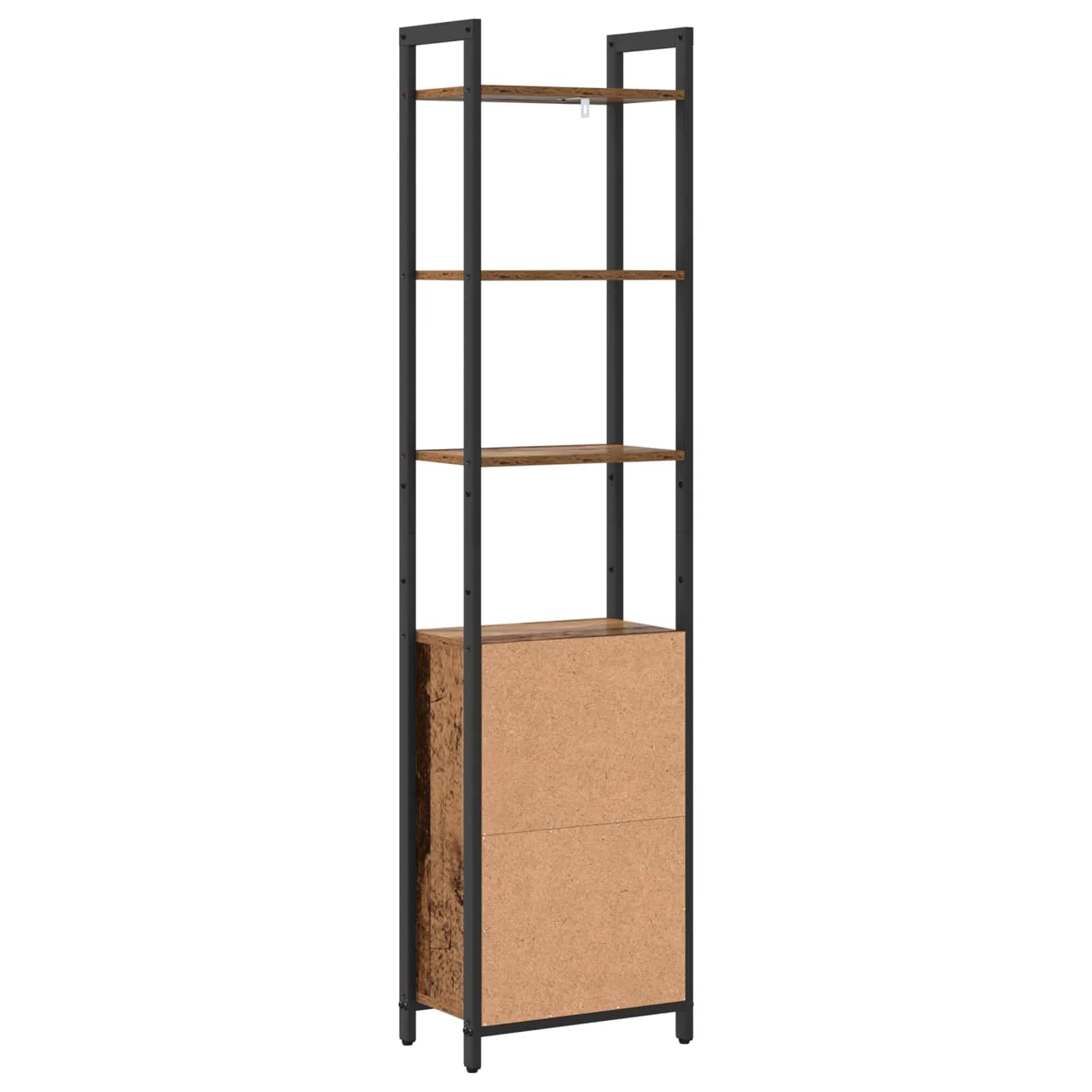 Knjigovni omar 6 nivojev 40 x 24 x 161 cm Inženirski les - slika 8