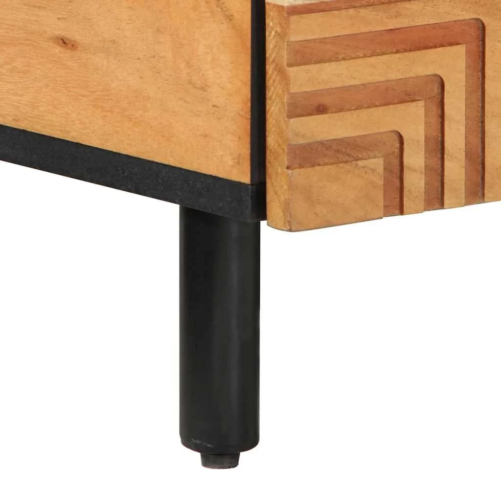 Klubska miza Rjava 100 x 54 x 40 cm Masiven les akacije - slika 8