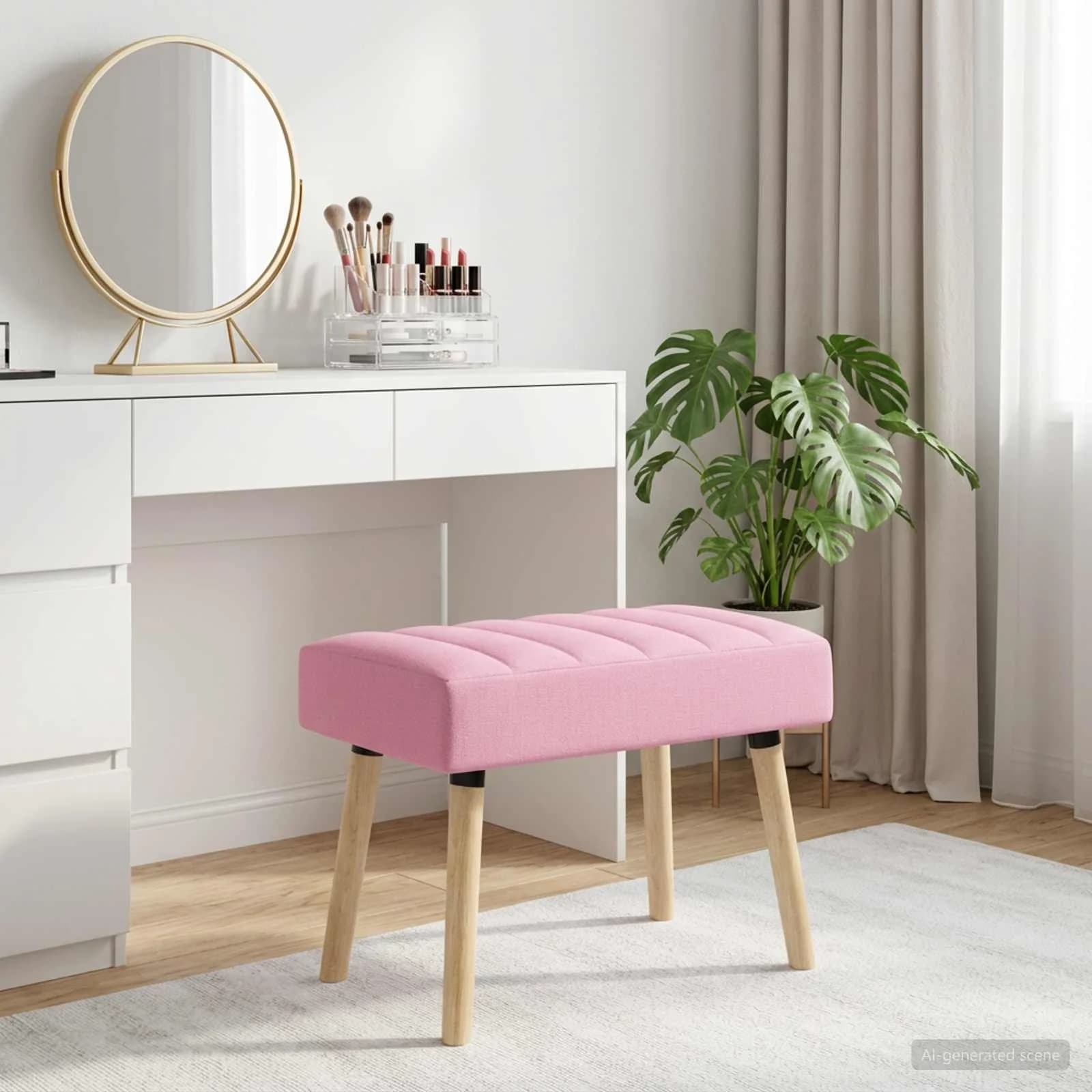 Bench z kanalnim oblazinjenjem Roza 60 x 40 x 45 cm Blago - slika 4