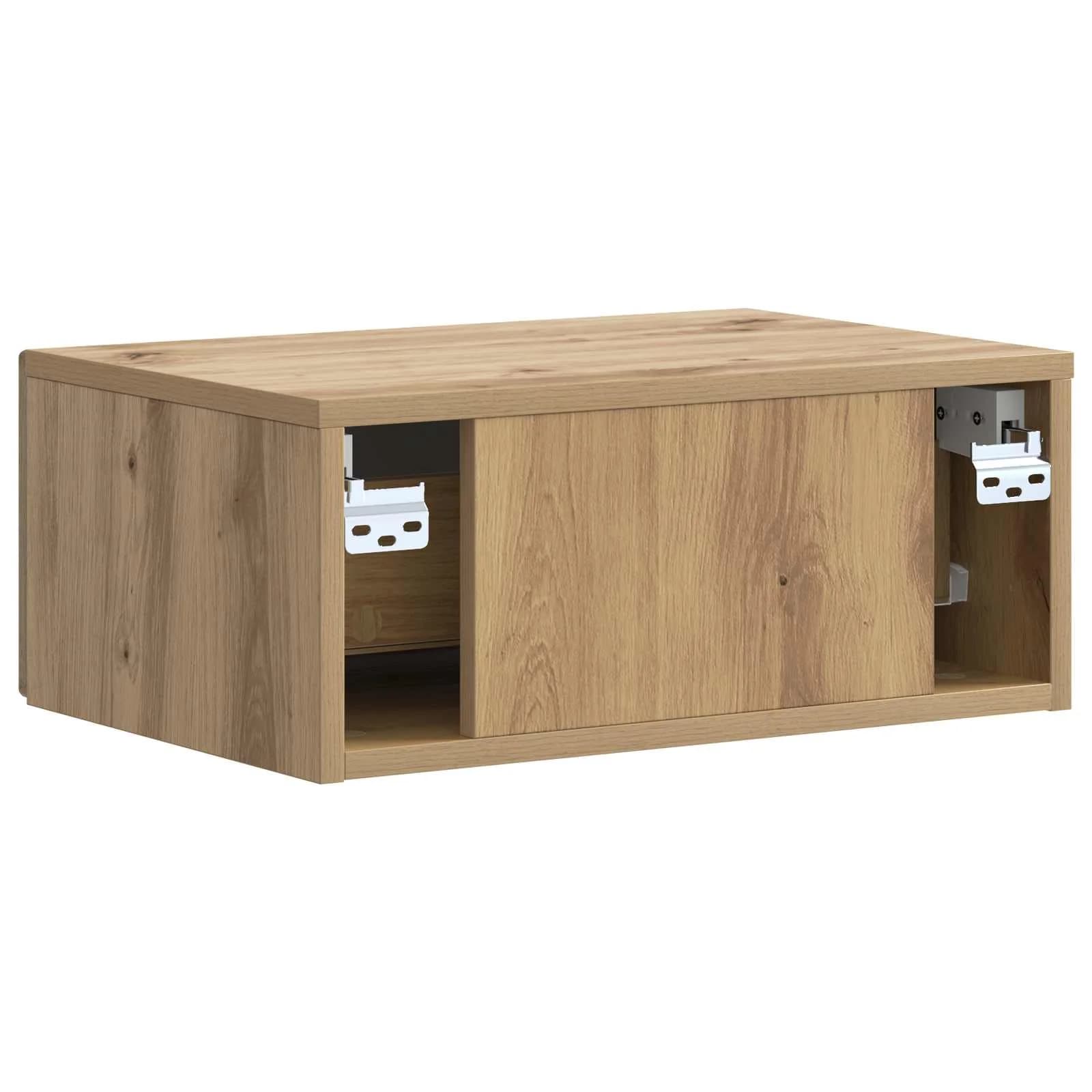 Nočna omarica 2 kos Artisan hrast 49 x 34,5 x 20 cm - slika 9