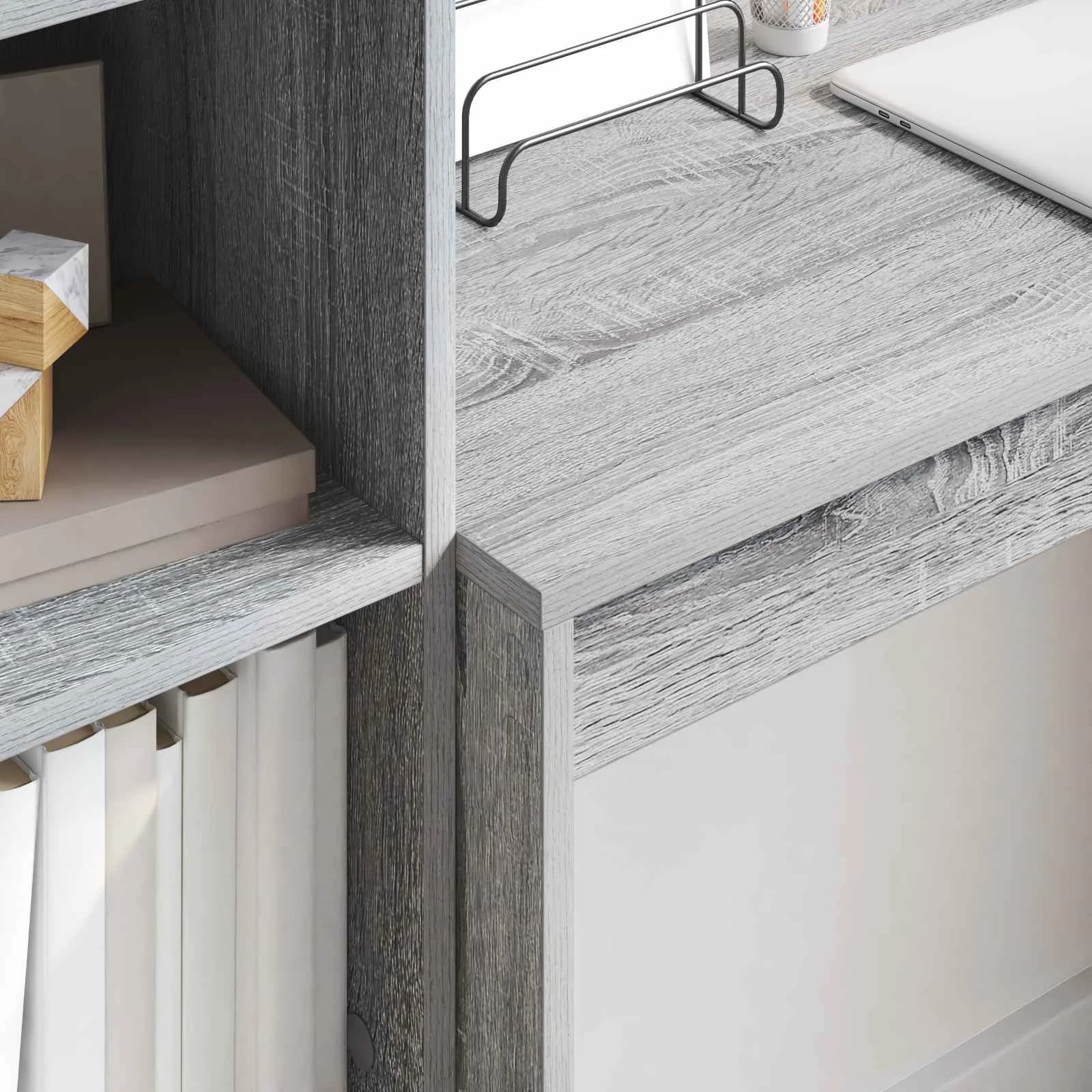 Miza Siva Sonoma 135,5 x 40 x 127 cm 2 kos - slika 4