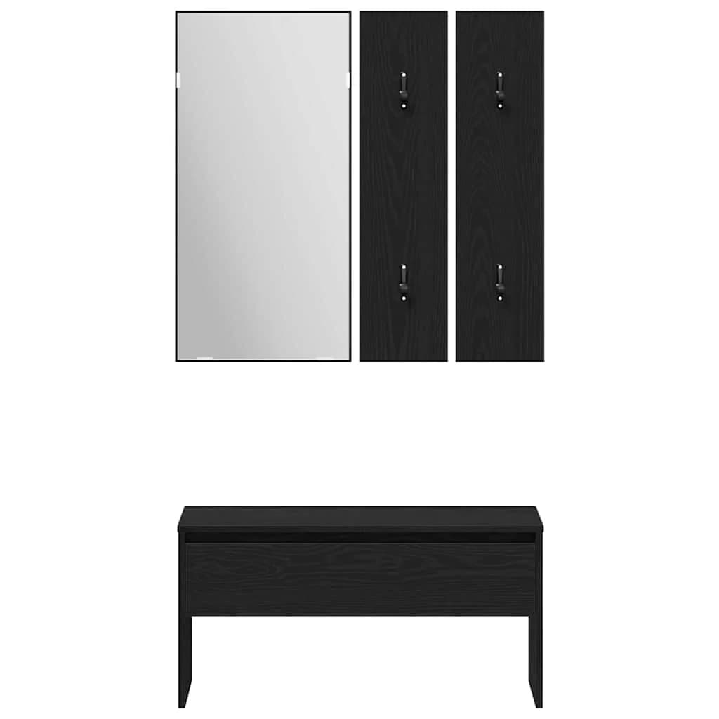 Komplet pohištva za predsobo 5 kos 80 x 30,5 x 40 cm - slika 7
