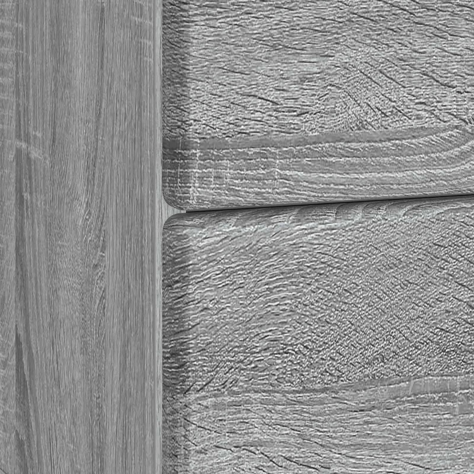 Nočna omarica 2 kos Siva Sonoma 43 x 34,5 x 47,5 cm - slika 10