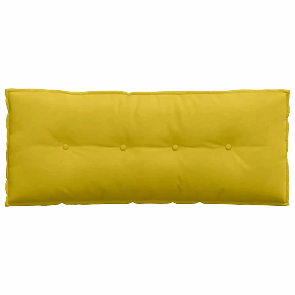 Poglavni vzglavnik Rumena 120 x 50 cm Žametna tkanina - slika 6