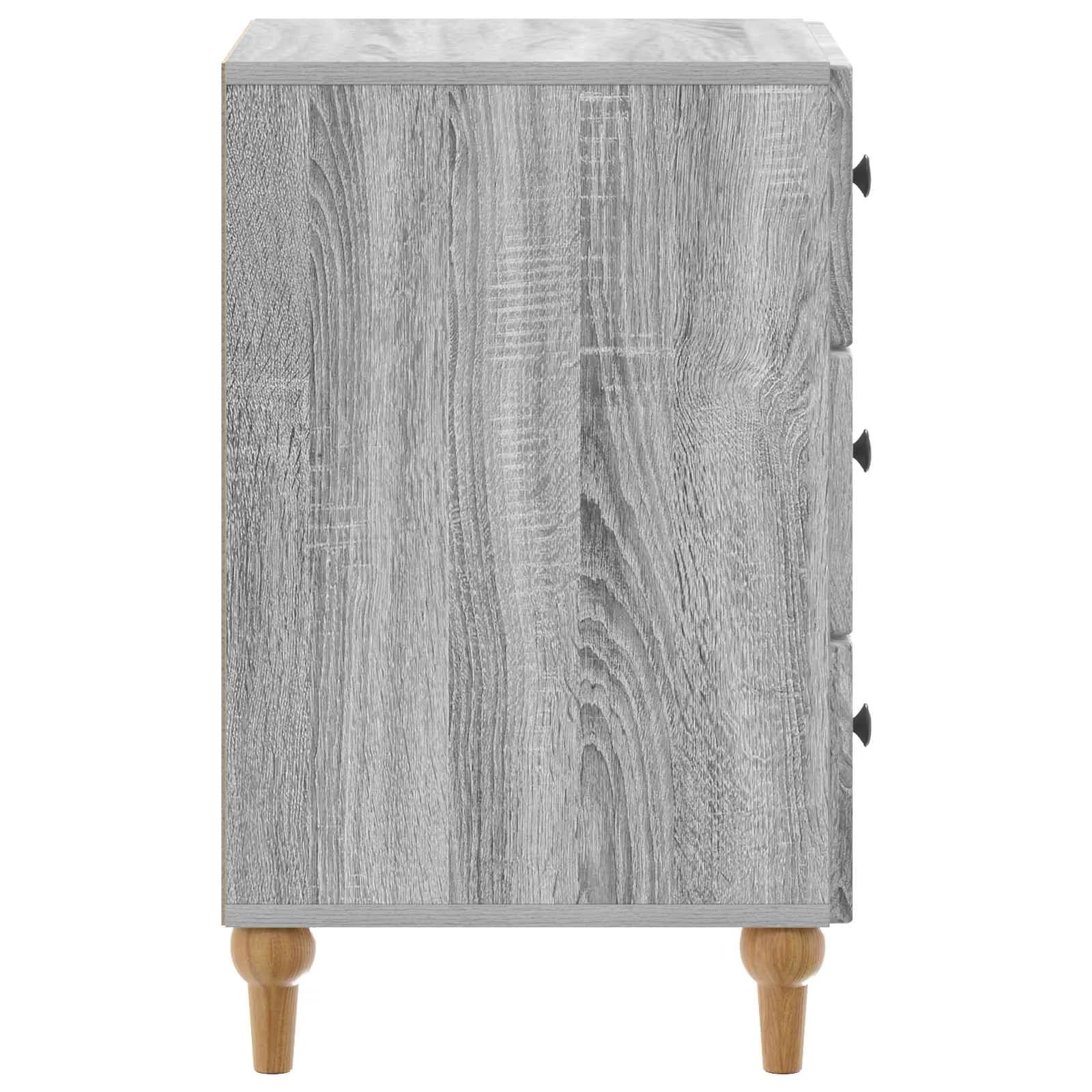 Nočna omarica Siva Sonoma 43x 41 x 66,5 cm Inženirski les - slika 6