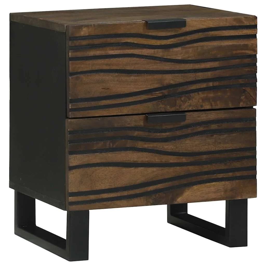 Nočna omarica Oreh 40 x 33 x 46 cm Inženirski les - slika 3