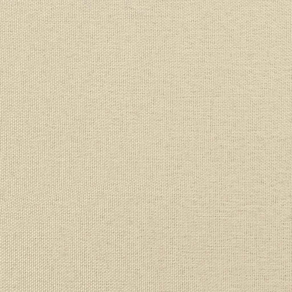 Vrtljiv stol Krem 63 x 75 x 76 cm blago - slika 10