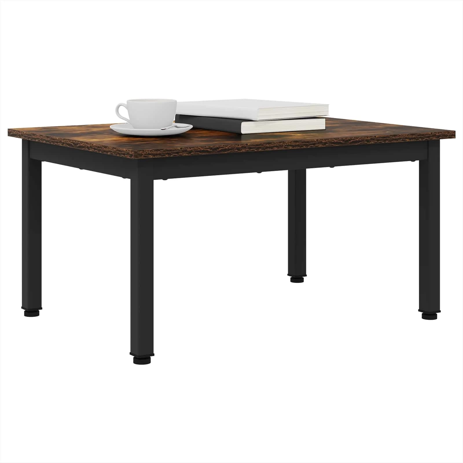 Klubska miza Dimni hrast 70 x 50 x 36 cm Inženirski les - slika 3