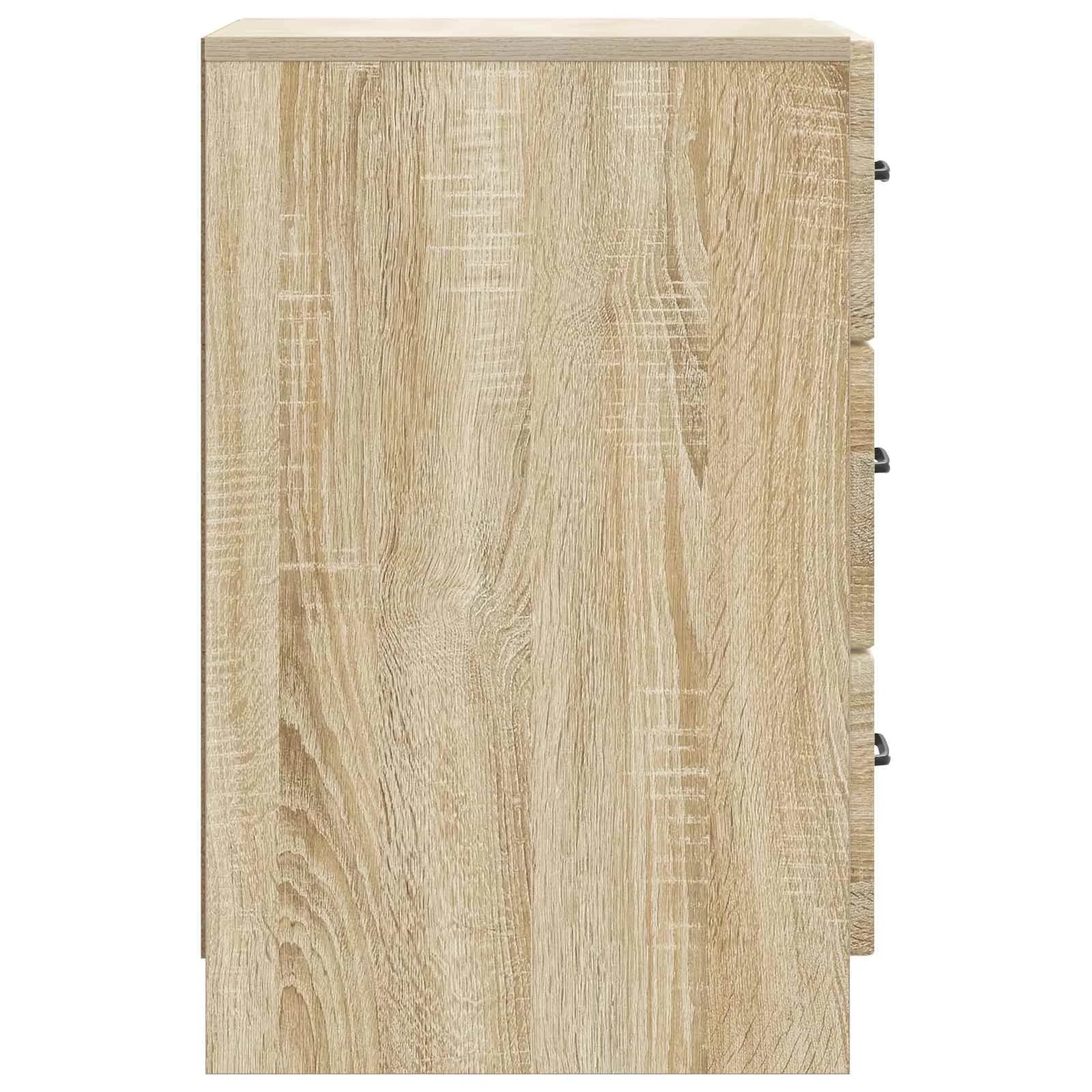 Nočna omarica Sonoma hrast 43 x 41 x 63,5 cm Inženirski les - slika 6