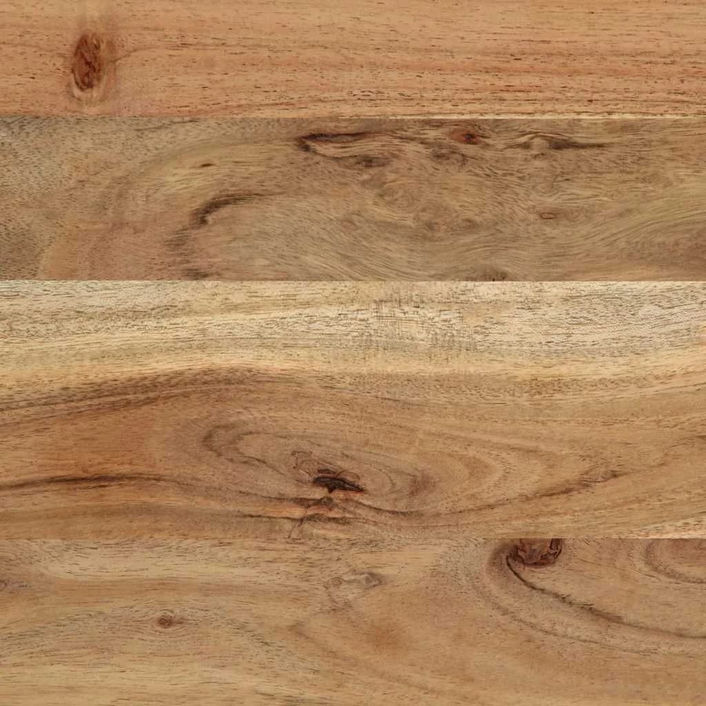 Konzolna miza Rjava 90 x 33 x 75 cm Masiven les akacije - slika 12