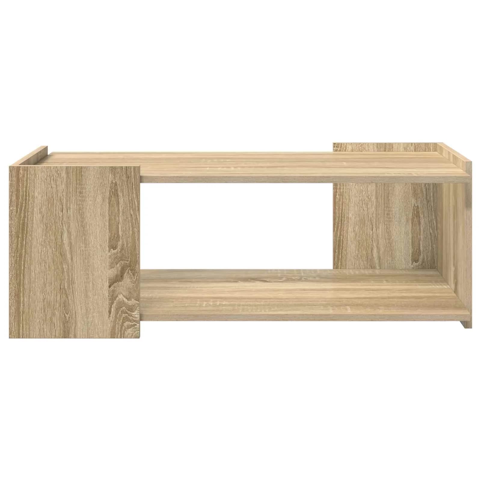 Klubska miza Sonoma hrast 90 x 50 x 33 cm Inženirski les - slika 5