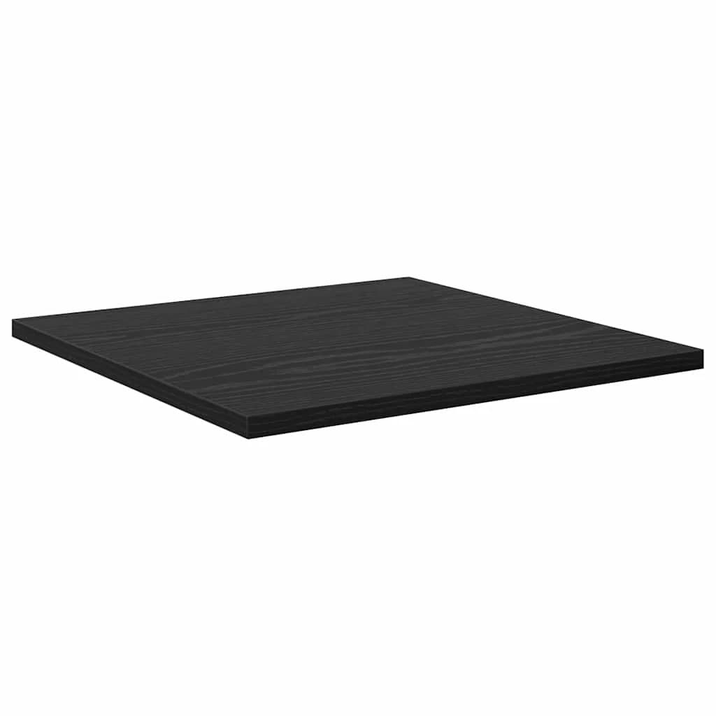 Polica za knjige 3 nivojev 4 kos 40 x 40 x 1,5 cm Črna - slika 5
