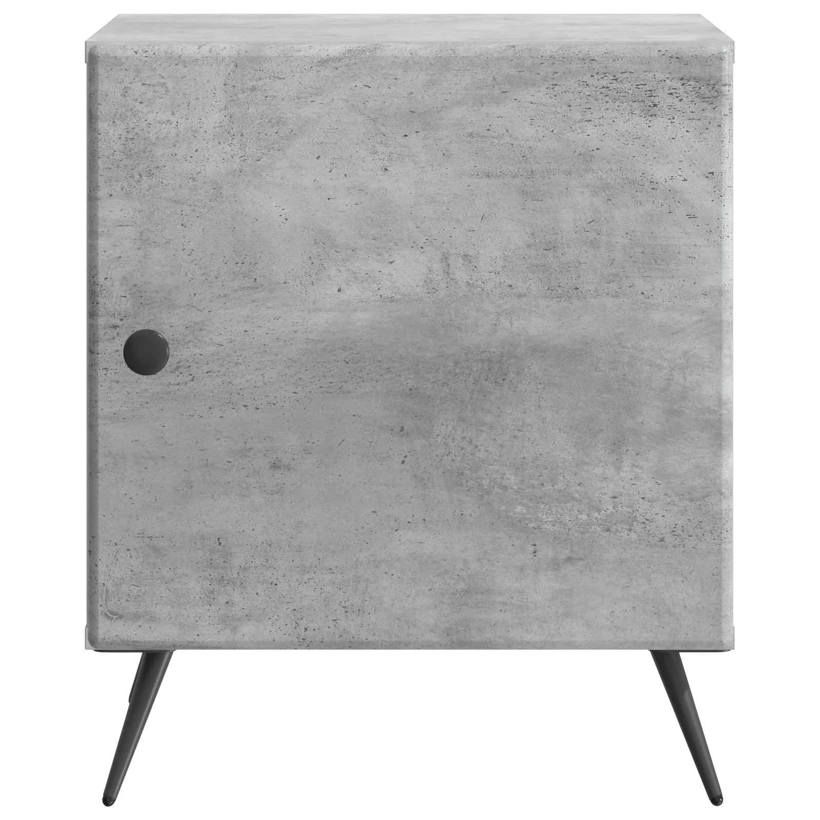 Nočna omarica Betonsko siva 43 x 34,5 x 50 cm Inženirski les - slika 5