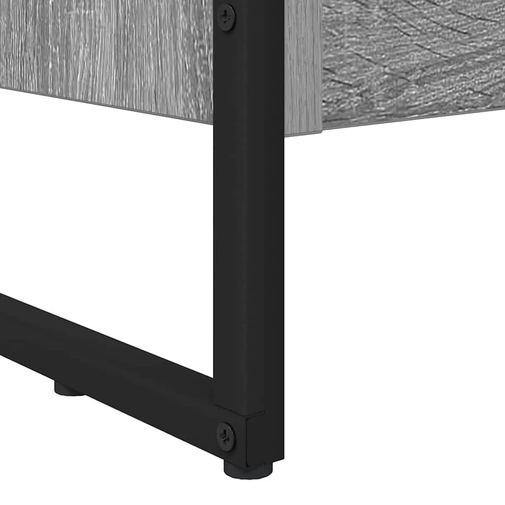 Knjigovni omar 60 x 30 x 121 cm Inženirski les Siva Sonoma - slika 9