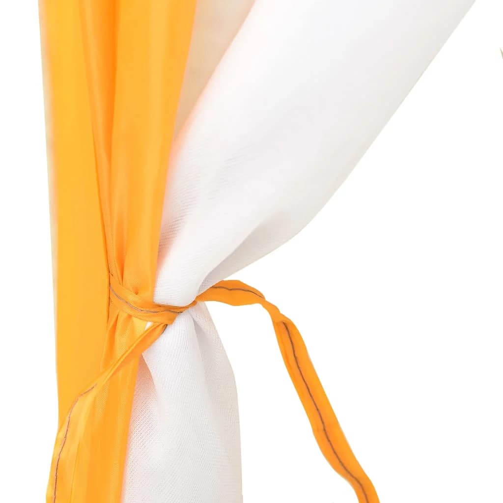 Šotor za bazen iz blaga 660x580x250 cm rumen - slika 6