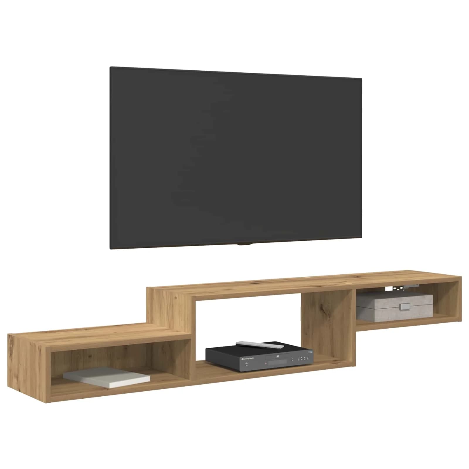 Stenska TV omarica Montaža za steno Artisan hrast - slika 3
