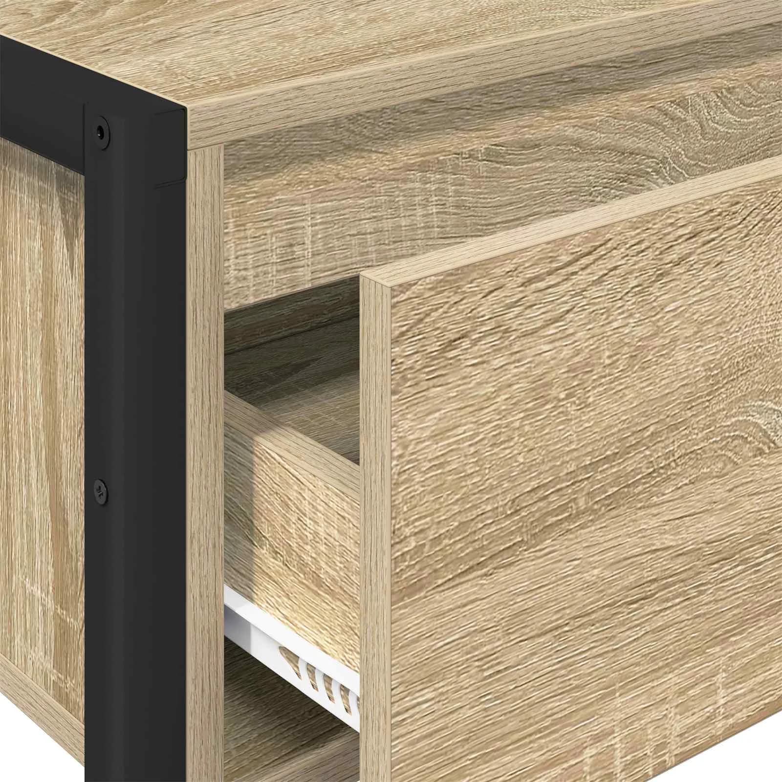 Stranska miza Sonoma 100 x 36 x 75 cm Inženirski les - slika 9