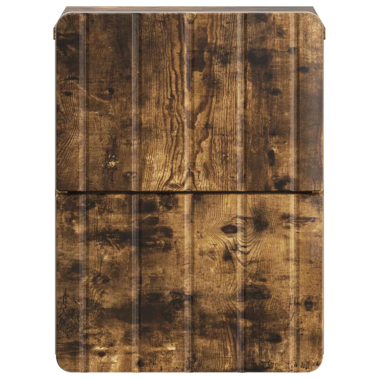Stenski nočni omarici Dimljen hrast 33 x 34,5 x 43 cm - slika 5