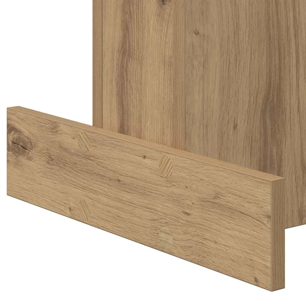 Stranska miza Umetni hrast 44,5 x 45 x 55 cm Inženirski les - slika 9
