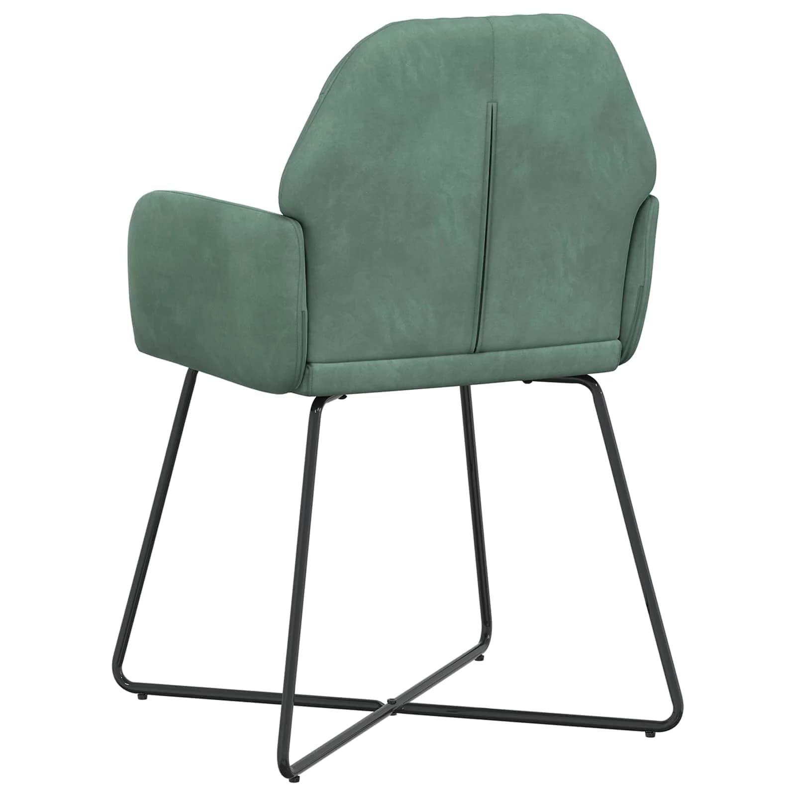 Jedilni stoli 2 kos Žamet Morsko zelena 55 x 50 x 84 cm - slika 5