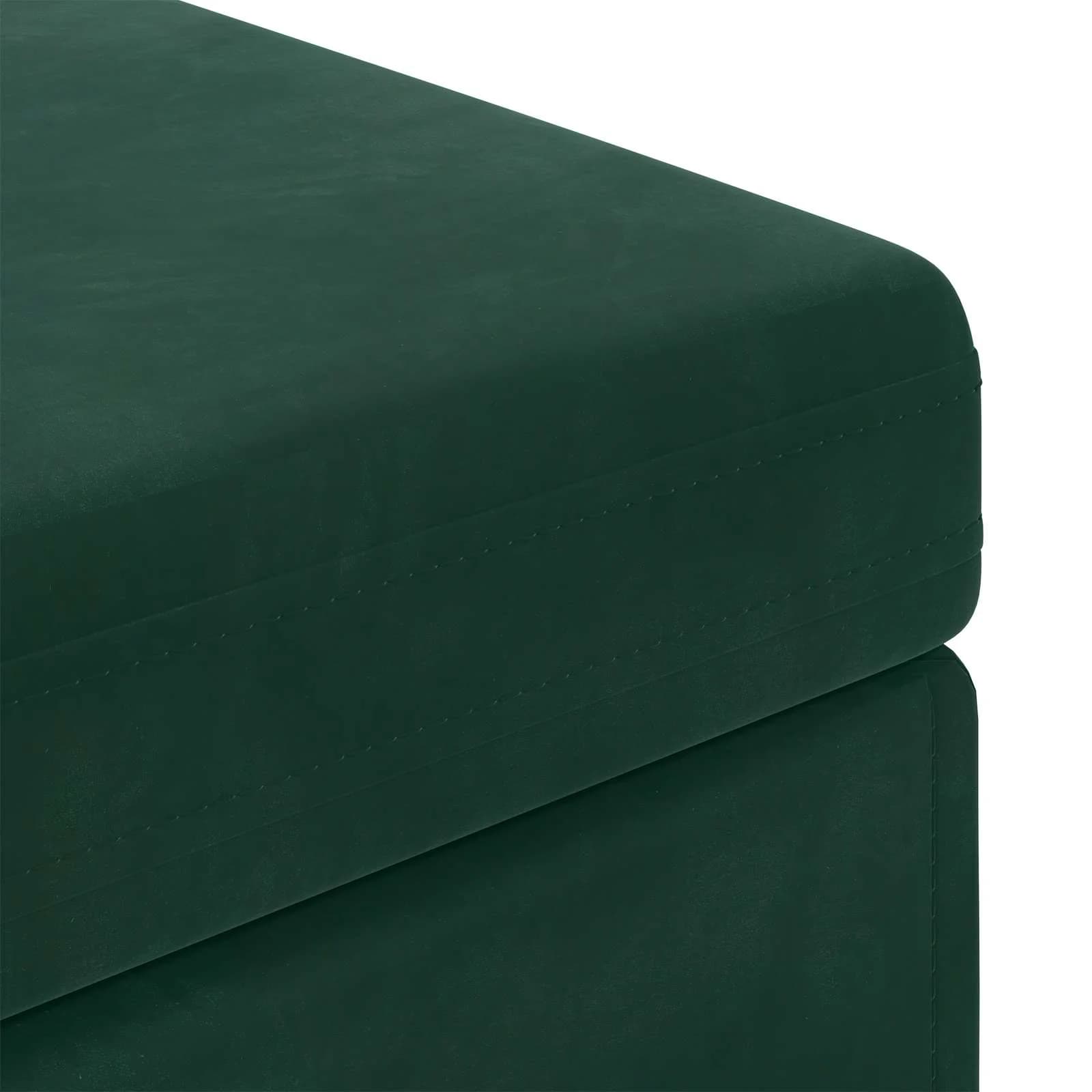 Stolica Temno zelena 101 x 41 x 40 cm Samet in Umetno Leseno - slika 6