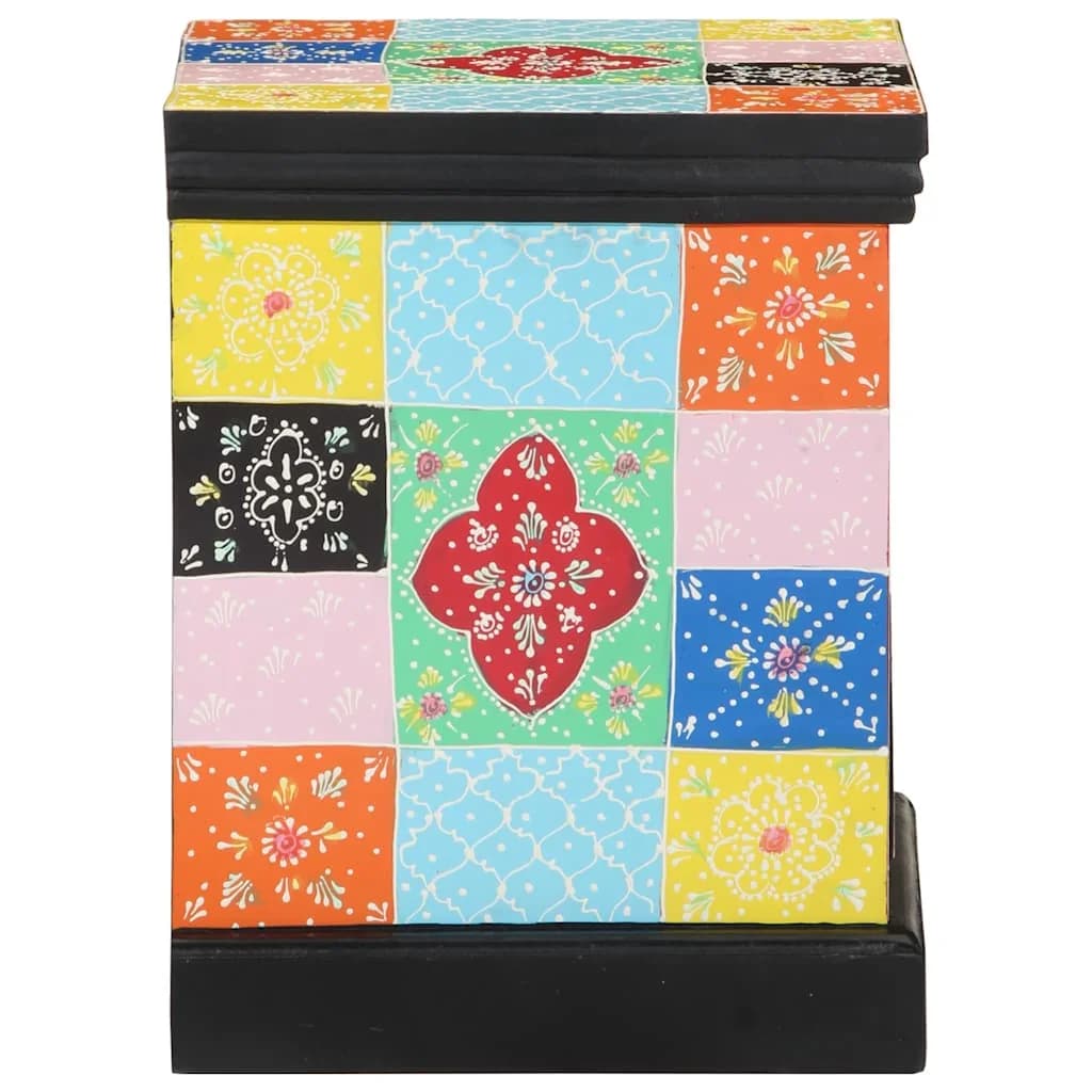 Nočna omarica 2 kos večbarvno 40 x 35 x 45 cm Masiven les manga - slika 5