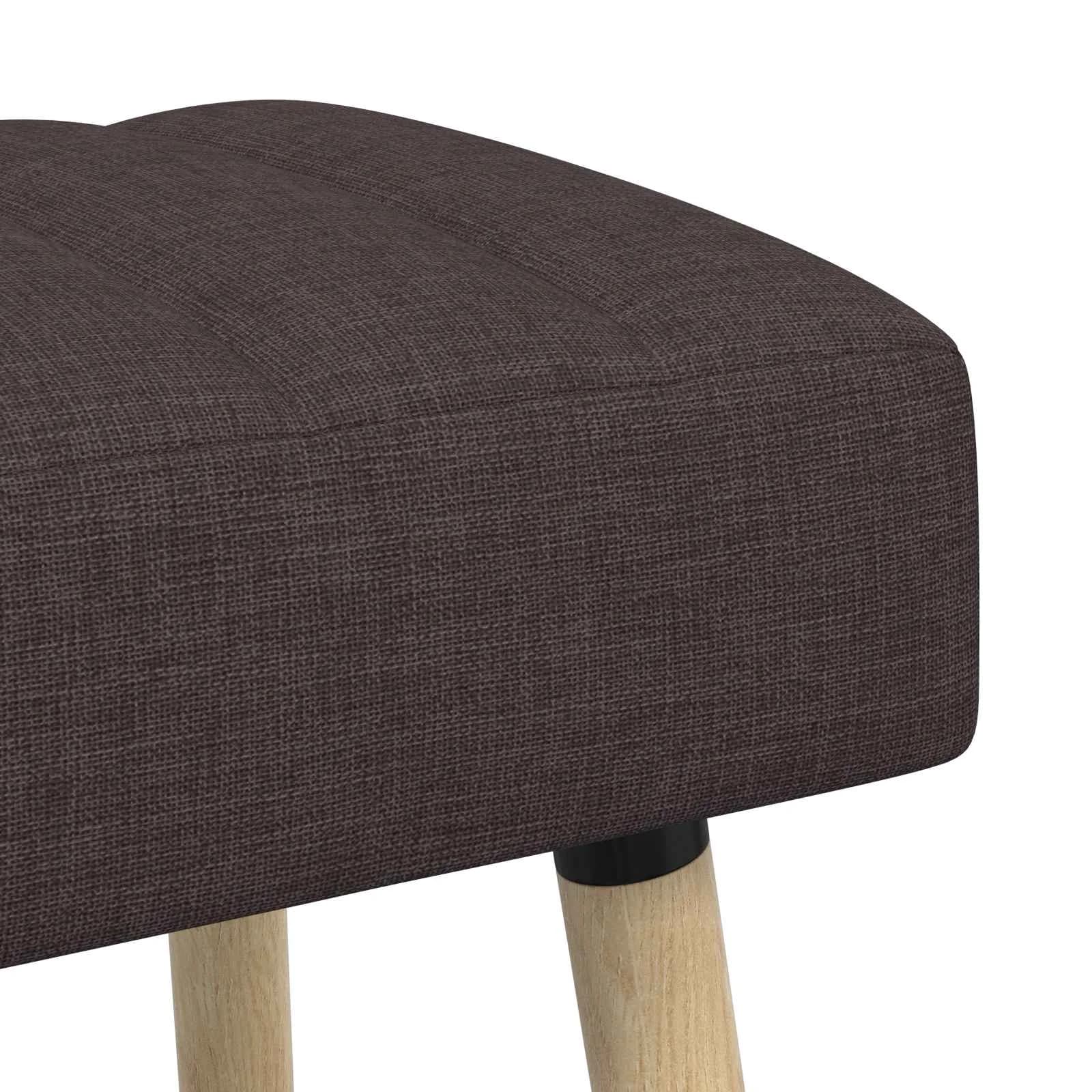 Bench z kanalnim oblazinjenjem Temno rjava 110 x 40 x 46 cm - slika 6