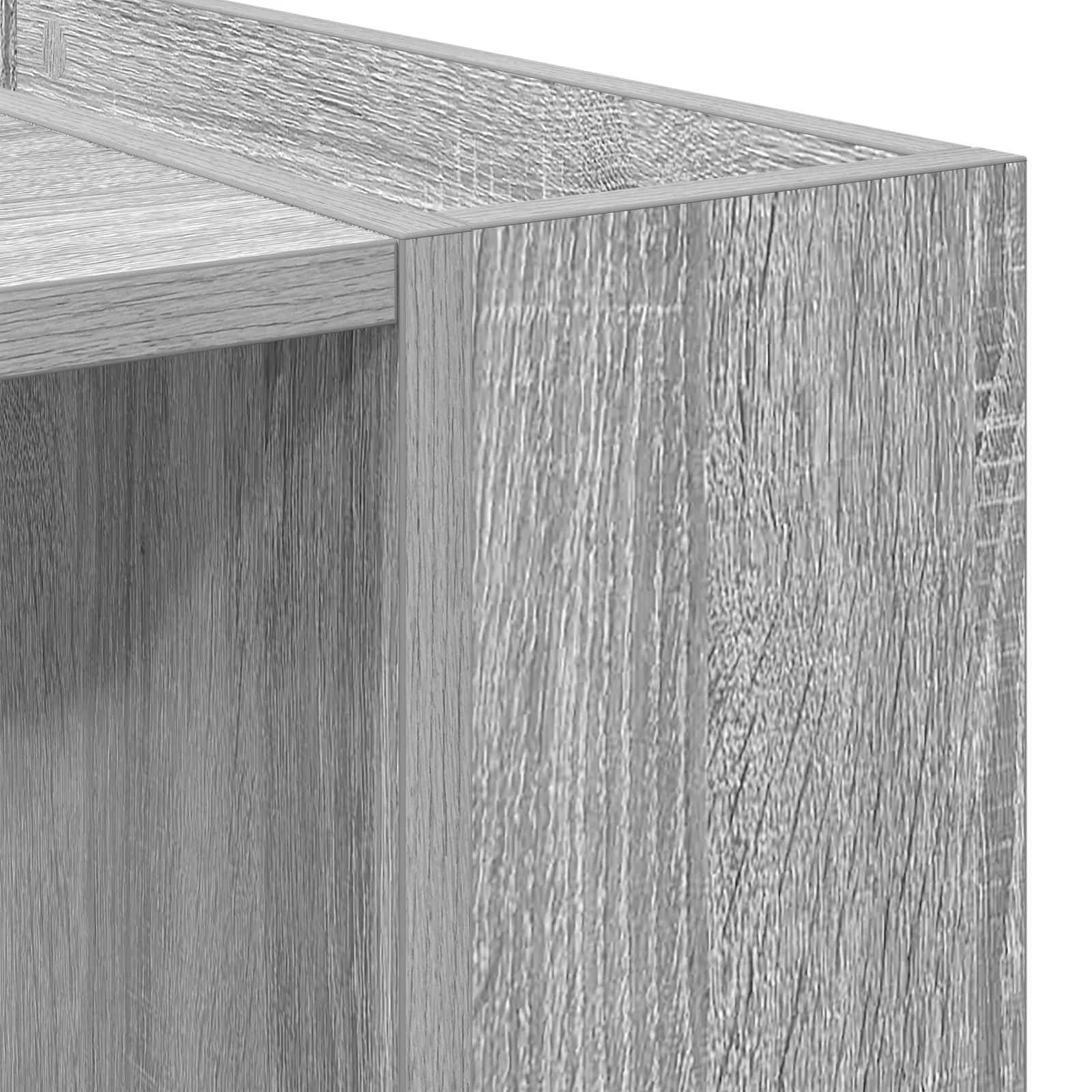 Klubska miza Siva Sonoma 95 x 50 x 34 cm Inženirski les - slika 8