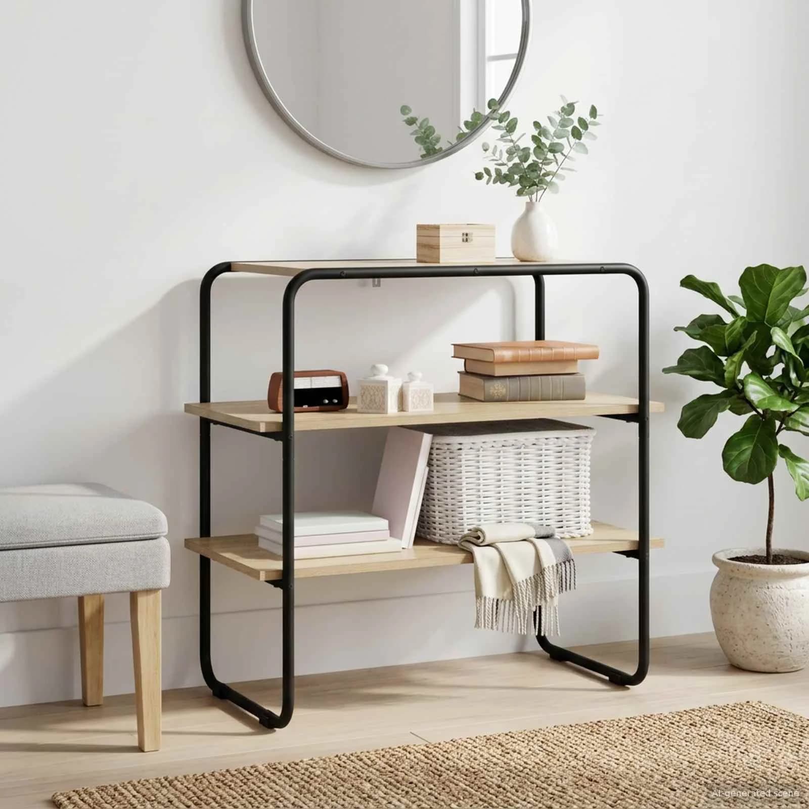 Konzolna miza Sonoma hrast 60 x 41 x 75 cm Inženirski les