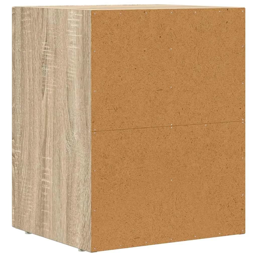 Nočna omarica ELST 2 kos Sonoma hrast 40 x 35 x 50 cm - slika 8