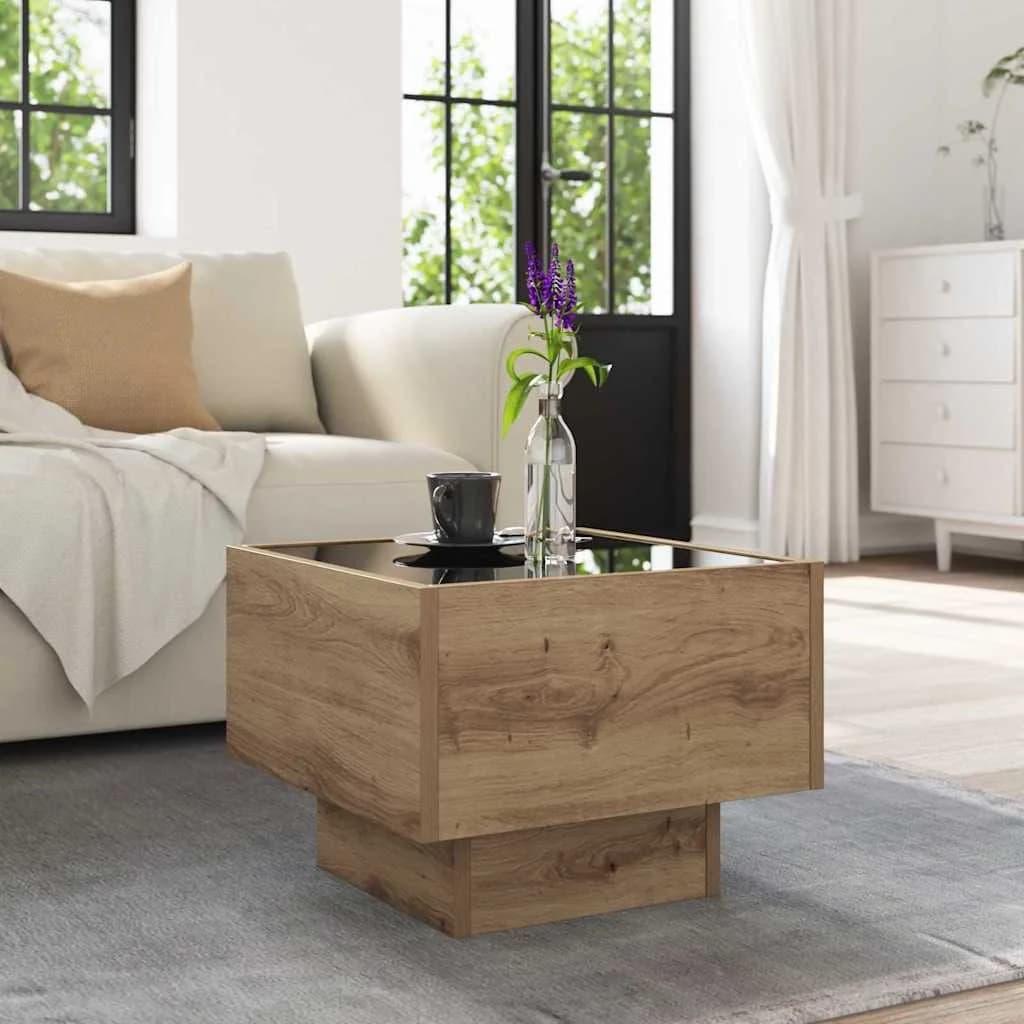 Klubska miza artisan hrast 40 x 40 x 30 cm - slika 5