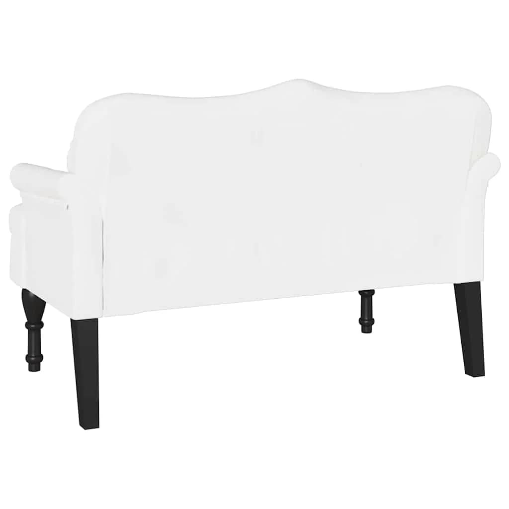Chesterfield klop Bela 120,5 x 65 x 75 cm Umjetno usnje - slika 6