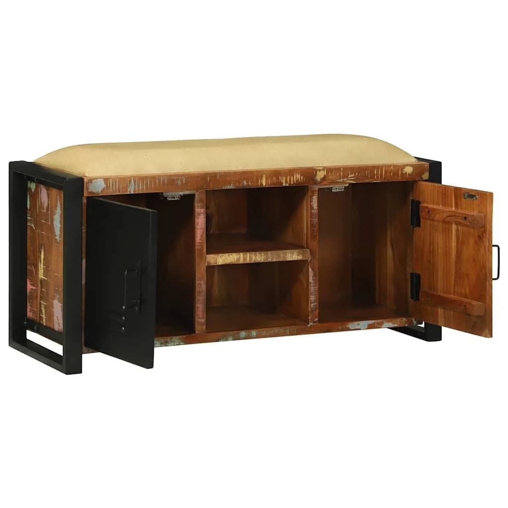 Klubska omara večbarvno 100 x 35 x 50 cm Trden predelan les - slika 4
