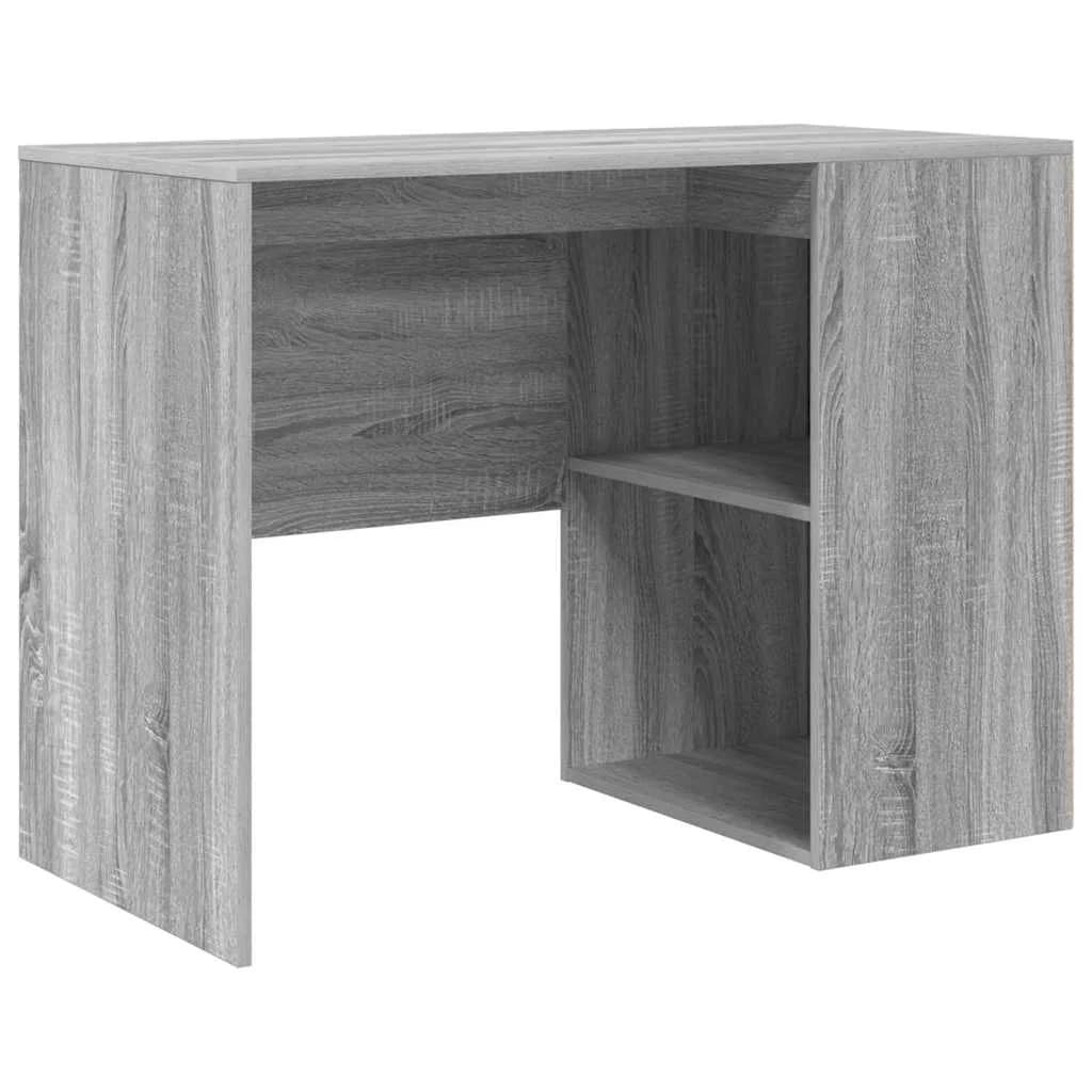 Kotniška miza s predalom Siva Sonoma 102 x 88 x 75 cm - slika 5