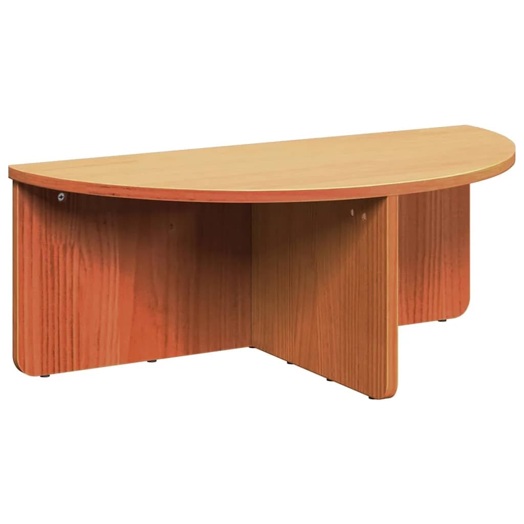 Klubska miza 2 kos Voskast rjav 79 x 39,5 x 40 cm - slika 8
