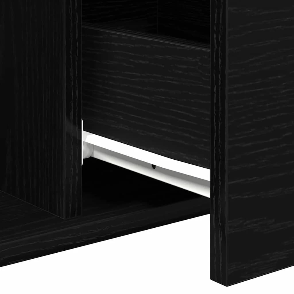 Klubska miza Črna Orehovina 90 x 50 x 36.5 cm Inženirski les - slika 9