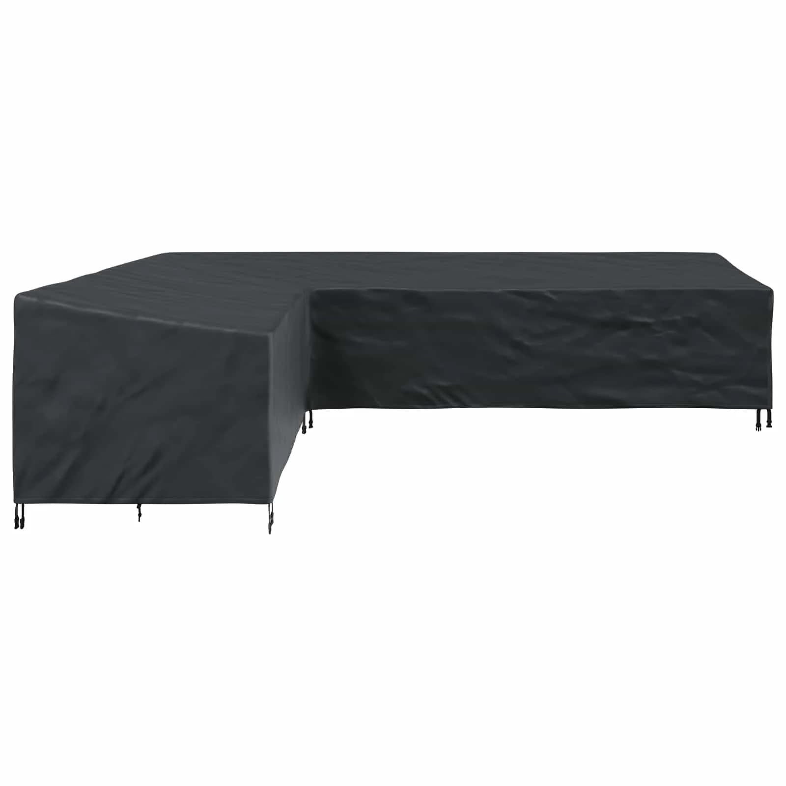 Prevleka za pohištvo Črna 355 x 275 x 80 cm 420D Oxford tkanina - slika 8