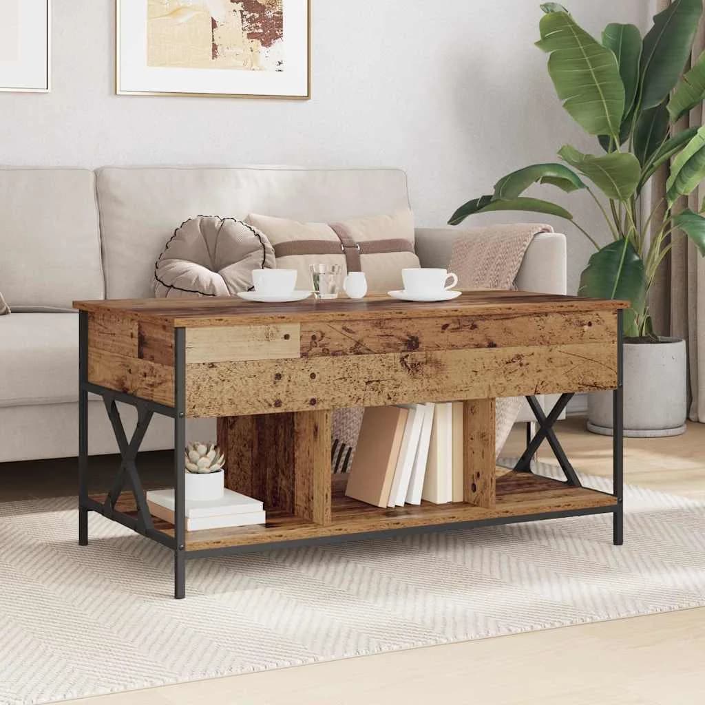 Klubska miza Star les 100 x 55 x 48.5 cm Inženirski les - slika 4