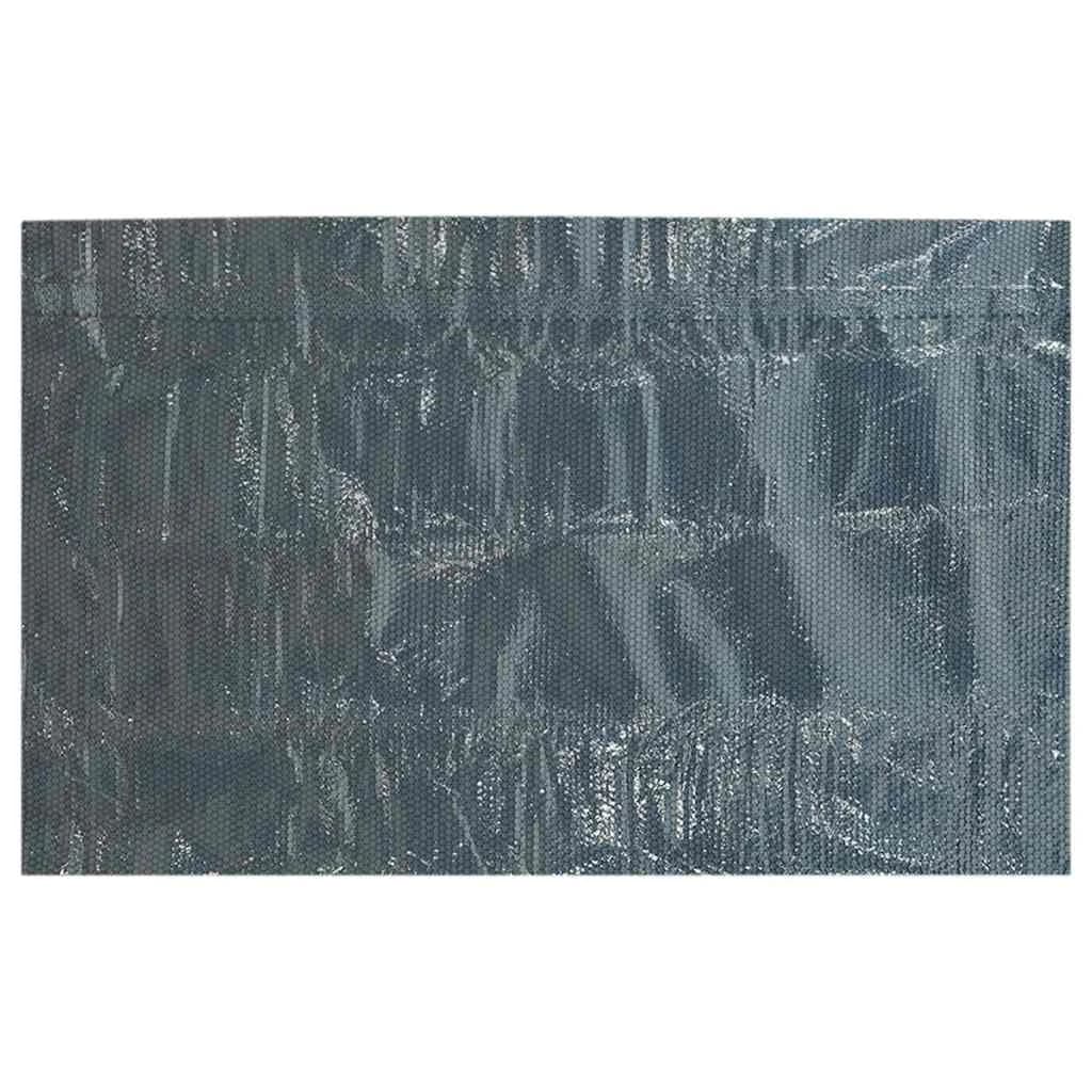 Plavajoča PE solarna folija za bazen 600x400 cm črna in modra - slika 4