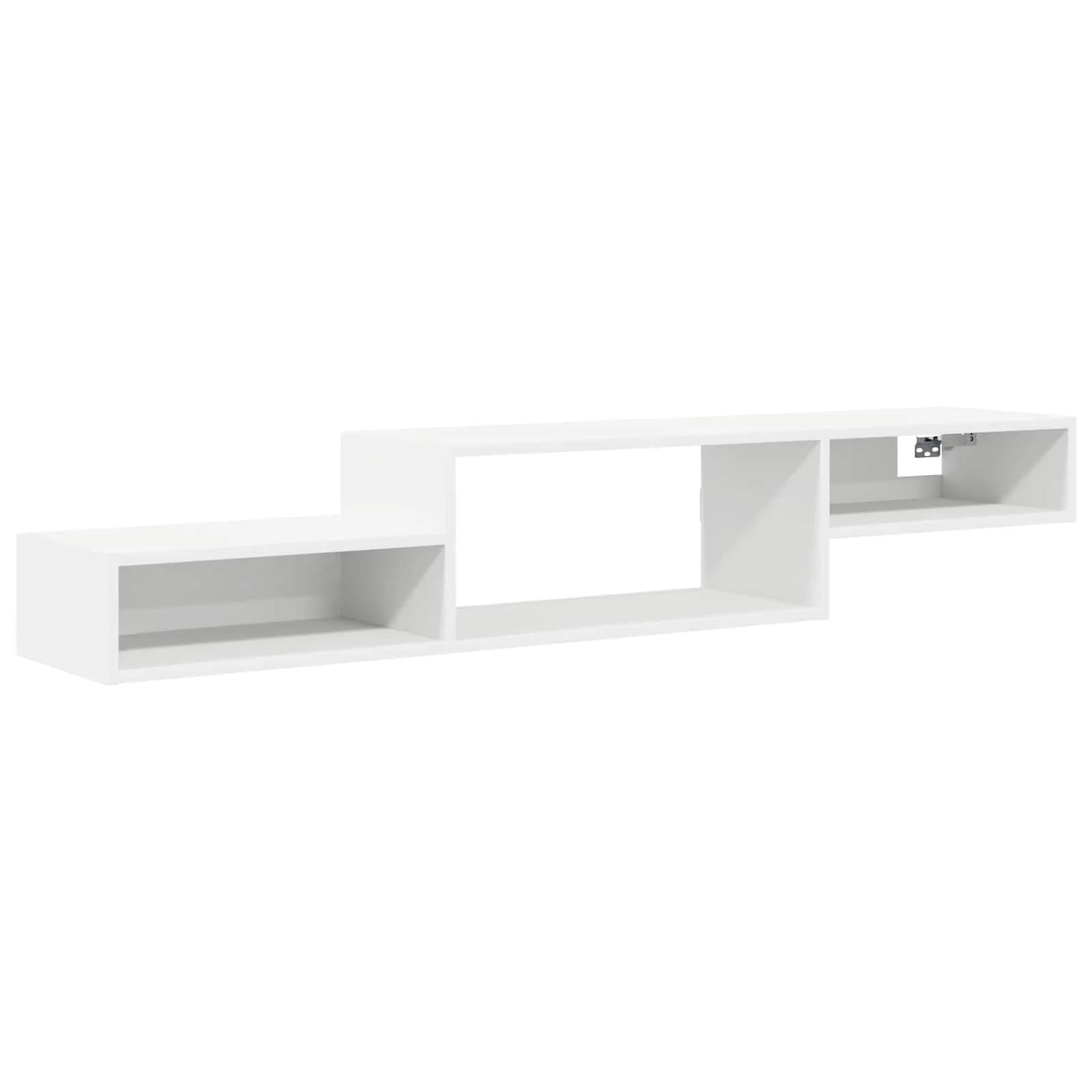 Stenska TV omarica Montaža za steno Bela 150 x 28 x 26 cm - slika 2
