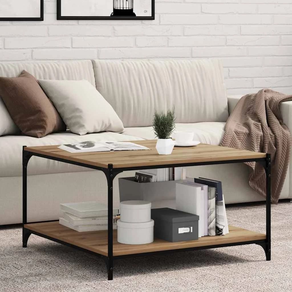 Polica za knjige 3 nivojev 4 kos 80 x 40 x 1,5 cm Rjava - slika 3