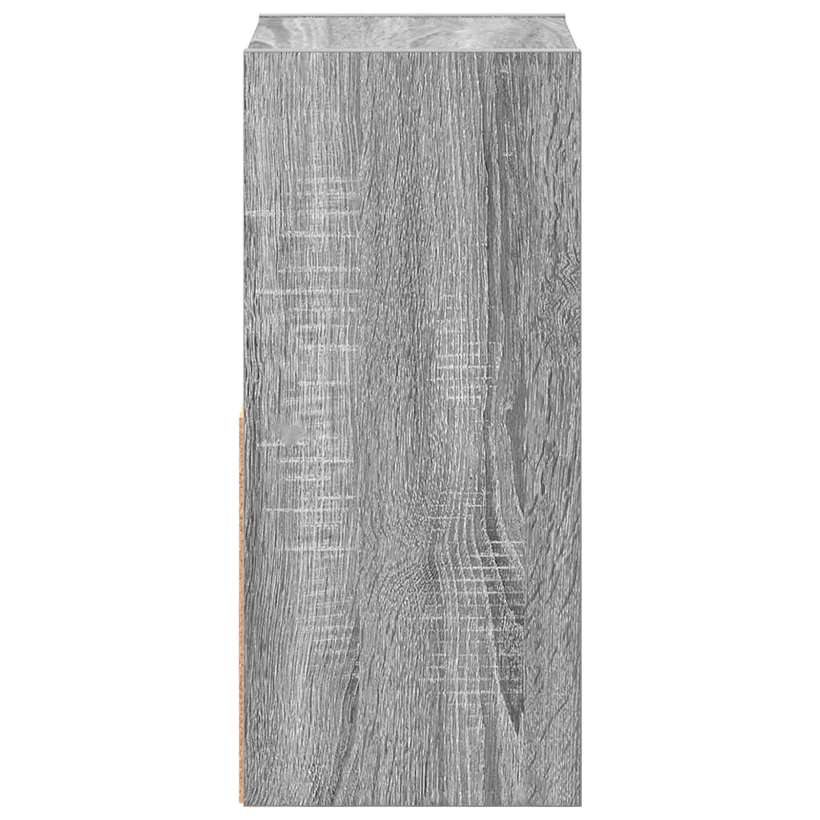 Nočna omarica Siva Sonoma 25,5 x 22 x 49,5 cm Inženirski les - slika 7