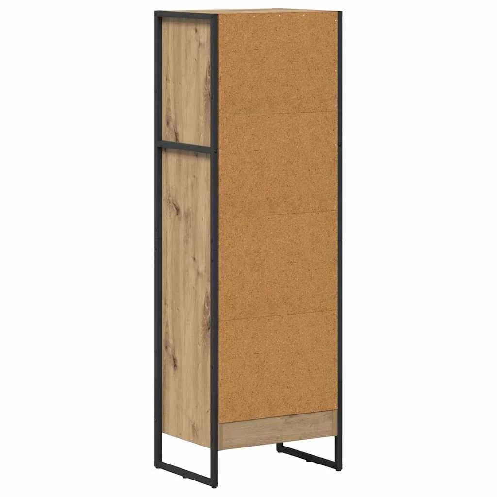 Knjigovni omar 40 x 30 x 121 cm Inženirski les Oreh - slika 7
