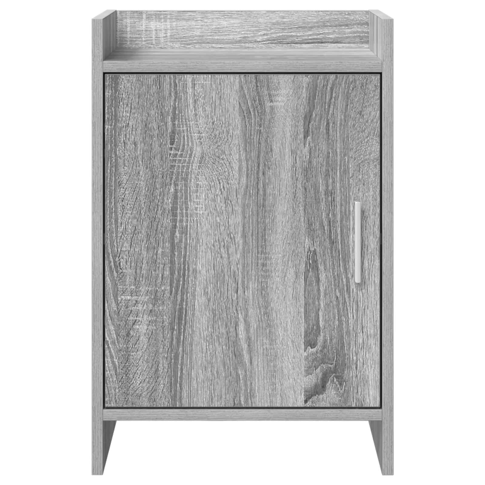 Posteljne mize 2 kos Siva Sonoma 40 x 30 x 60 cm Inženirski les - slika 4
