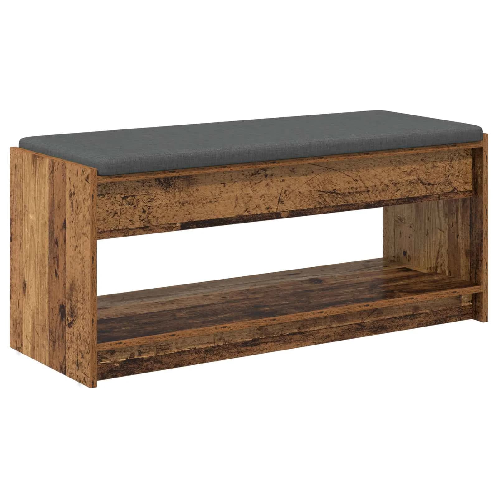 Haldna klop Star les 103 x 38 x 45 cm Oblikovan Les in Tkanina - slika 2