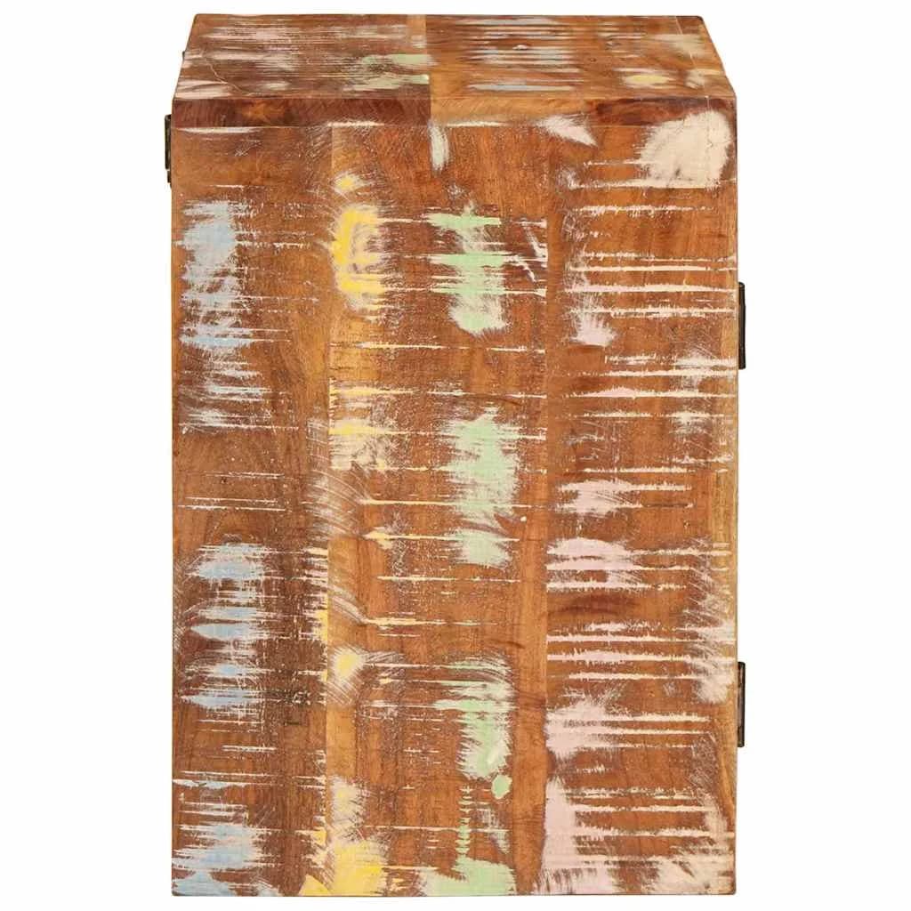 Nočna omarica 2 kos Rjava 35 x 33 x 48 cm Trden predelan les - slika 7