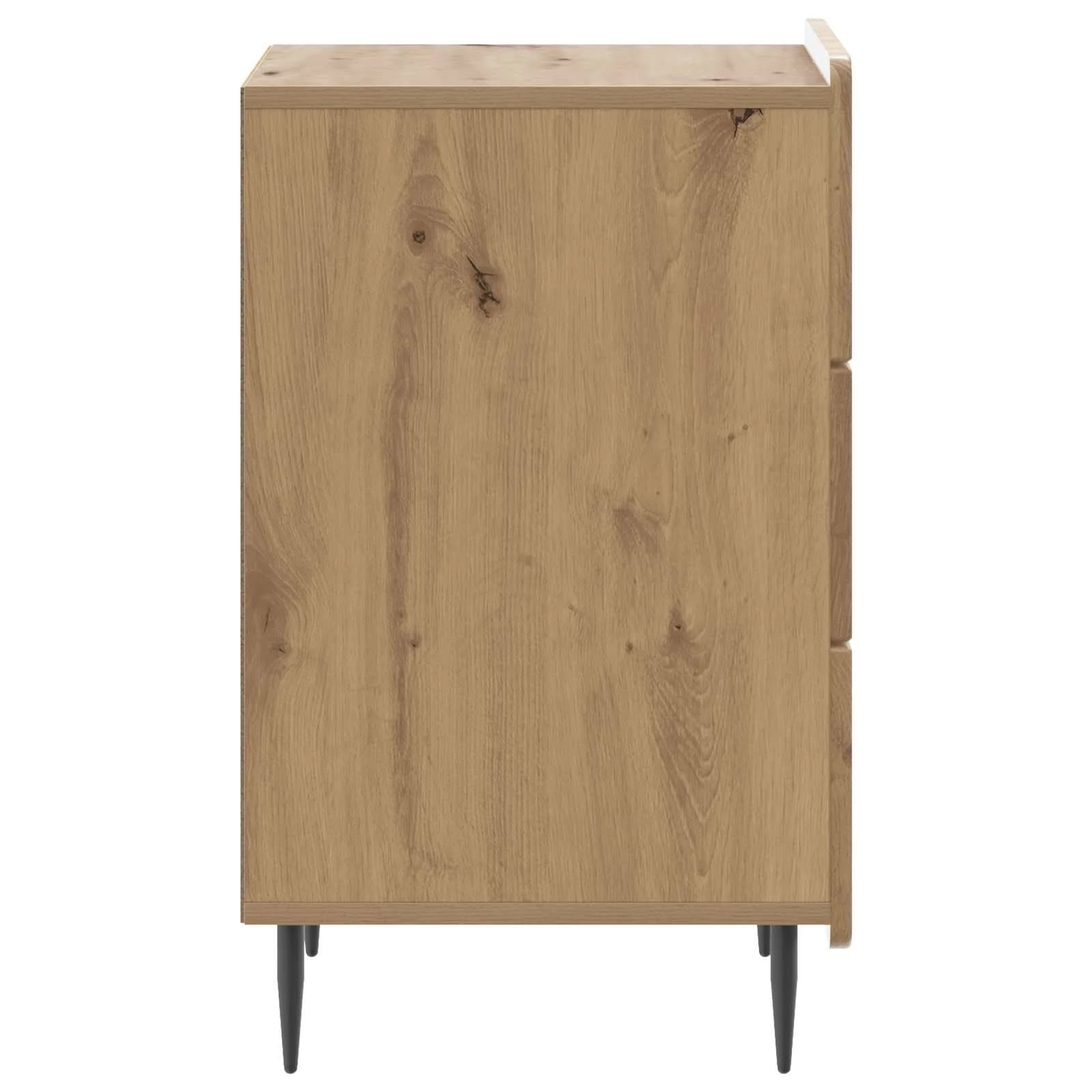 Nočna omarica Artisan hrast 43x 41 x 68 cm Inženirski les - slika 6