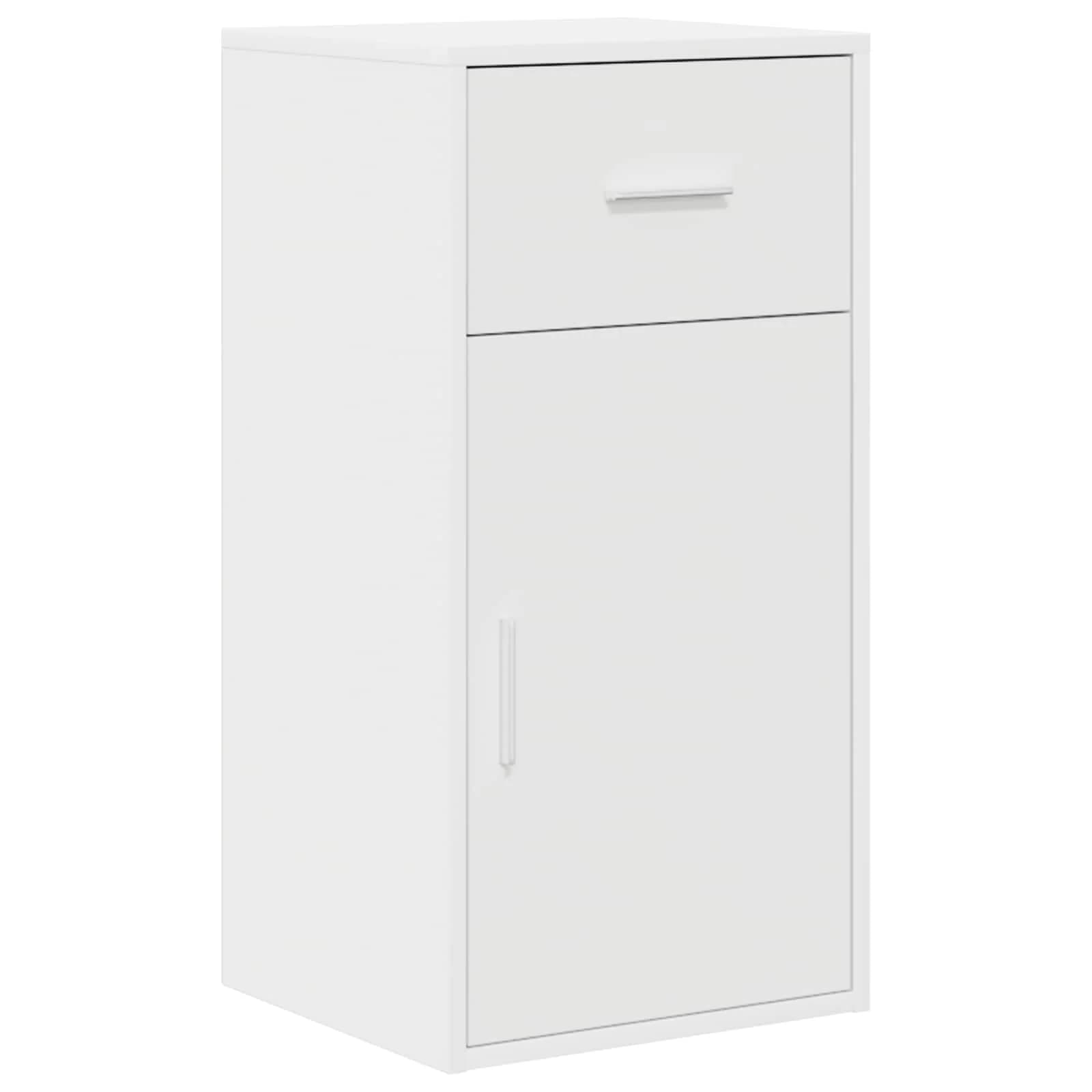 Kotniška miza s predalom Bela 102 x 88 x 75 cm - slika 6